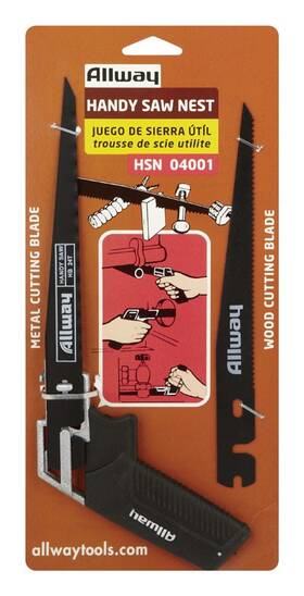 Allway 037064040017 7-1/2 Inch High Speed Steel Hand Saw 24 Tpi 1 Pc