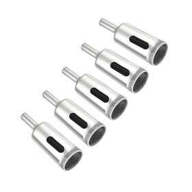 Aopin 744114946648 Diamond Drill Bits Core Hole Saw Kit 16mm 5/8inch For Glass