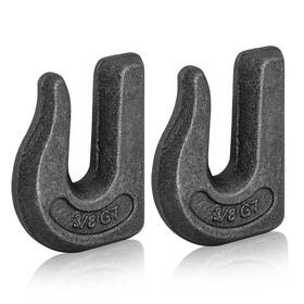 Aya Gear 793565178870 Weld-on Grab Chain Hook 3/8-in Heavy Duty Tow G70 Forged Steel Tractor H