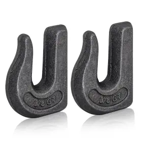 Aya Gear 793565178870 Weld-on Grab Chain Hook 3/8-in Heavy Duty Tow G70 Forged Steel Tractor H