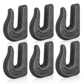 Aya Gear 793565178894 Weld-on Grab Chain Hook 3/8-in Heavy Duty Tow G70 Forged Steel Tractor H