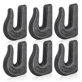 Aya Gear 793565178894 Weld-on Grab Chain Hook 3/8-in Heavy Duty Tow G70 Forged Steel Tractor H