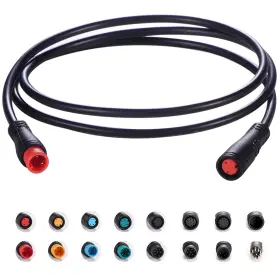 Bal-2p80 Baluoqi Extension Cable 2pin/3pin/4pin/5pin/6pin/8pin/9pin Waterproof Plug Works For
