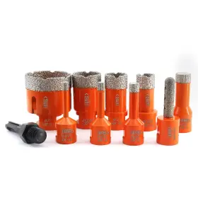 Dbt058s13 Bgtec Diamond Core Drill Bits Hole Saw Set With 5/8-11 Thread For Por
