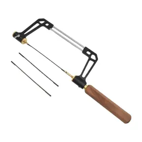 19365 Big Horn Aluminum Frame Coping Saw With Rosewood Handle