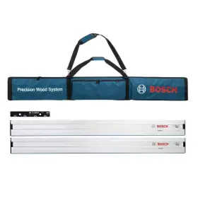 Fsn1600x2b Bosch 63 Inch Aluminum Track Saw Tracks And Connector Kit With Carrying Bag 10-piece