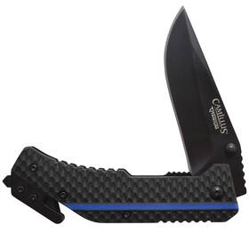 Camillus Cam-19653 Thin Blue Line / 7.75 Inch Overall 3.25 Blade/carbonitride Titanium͐