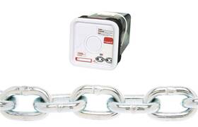 Campbell Chain 0184636 Cha Oval Lk Grade 43 High Test 40ft L X 3/8 Silver Carbon Steel