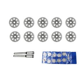 Chiloskit 765390288406 10 Pcs 30mm/1.2 Inch Diamond Cutting Wheel Saw Blades Cut Off Discs Set