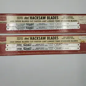 65883 Craftsman 4 Vtg Hacksaw Blades Sears 10 Inch 24t Molybdenum High Speed Steel Sweden