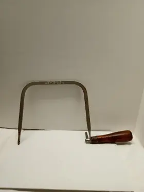 93541 Craftsman Vintage Coping Saw Usa Made 13 Inch Long 4.5 Deep Wood Handled Tool