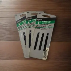 14697 Credo Sabre Saw Blades 3 Pkgs High Spd Steel Metal Cutting Nos Sale