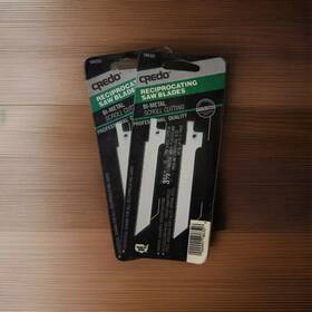 Credo 18632 Bimetal Rec Saw Blades 2 For Scroll Cutting Metal 3-1/2 Inch 18 Tpi