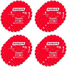 Diablo D0724r3 3r3 7-1/4 Inch X 24t Pro Saw Blade 12-pack