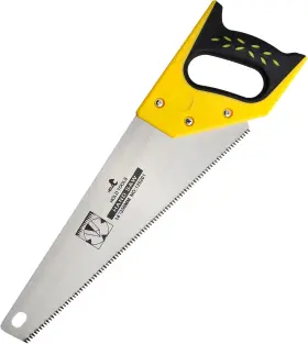 Hy041105 Dowell 14 In Hand Saw - 11 Tpi Fine Cuts Wood Perfect Yellow&black