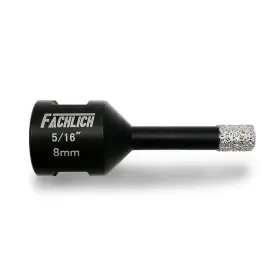 F965621008 Fachlich 5/16 Inch Diamond Hole Saw Vacuum Brazed Drill Core Bits For Tile Porcelian M