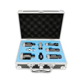 Fachlich F965k1 Diamond Core Drill Bits Set Tile Hole Saw Kit 19/28/35/45/51mm/20f Granite Co