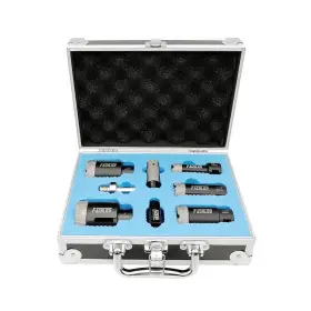 F965k1 Fachlich Diamond Core Drill Bits Set Tile Hole Saw Kit 19/28/35/45/51mm/20f Granite Co