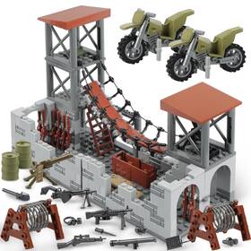 Finger Rock 23048 Military Series Small Suspension Building Set Ww2 Army Mini War