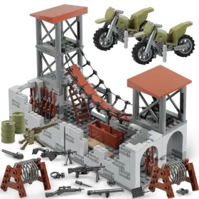23048 Finger Rock Military Series Small Suspension Building Set Ww2 Army Mini War