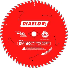 D0860x Freud Diablo Fine Finish Saw Blade With Tico Hi-density Carbide And Perma-shield - Ide