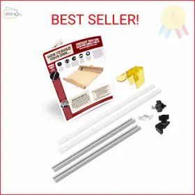 11585 Fulton Woodworking Tools And Accessories Diy Table Saw Crosscut Sled Kit With 2 Ea. 19 Inch Predrilled Uhmw Bars 12 Al