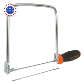 Jorgensen 044295992220 Pro Coping Saw Frame 2pcs 2 Inch Replacement Blades Woodworking