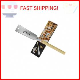 Kerye Ky01 Japanese Pull Saw 9.5 Inch Hand With Double Edges Of 10/17 Tpi And Re