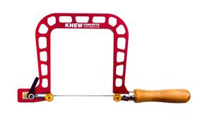 Knew Concepts 125.005c Brown Fixed Blade Saw Lightweight Adjustable With 15 Tpi For Home Impro