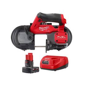 Milwaukee 2529-20-48-59-2440 M12 Fuel 12v Lithium-ion Cordless Compact Band Saw With 4.0 Ah Starter Kit