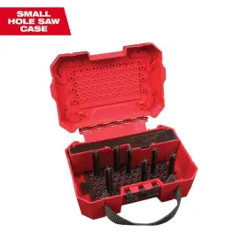 49-56-1006 Milwaukee Small Hole Saw Hard Case Storage Interchangeable Pegs Red Resin