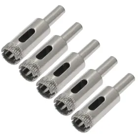 Tuor1344 Phituoda 5pcs 1/2-inch / 13mm Diamond Drill Bits Small Hole Saw Hollow Core D