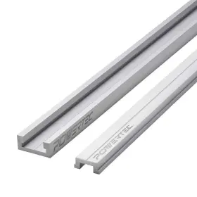 71156 Powertec 48 Inch Aluminum Miter T-track With T-bar