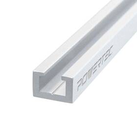 Powertec 71379 48 Inch Heavy-duty Aluminum T-track Specialized T Slot Track For 3/8 Hex Bolt