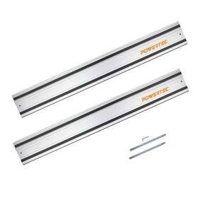 Powertec 71387 110 Inch Aluminum Guide Rail Joining Set For Makita Or Festool Track Saws 2x55 I