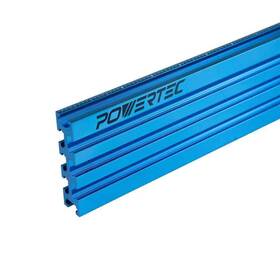 Powertec 71489 3 Inch X 24 Aluminum Multi T-track Fence For Jigs And Fixtures With Laser Mea