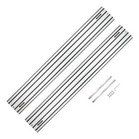 Powertec 71691 110 Inch Track Saw Guide Rail Connector Set For Dewalt Saws Includes 2x55 I