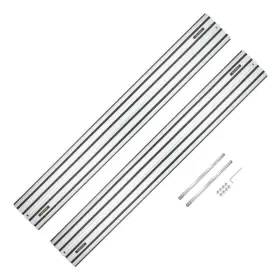 71691 Powertec 110 Inch Track Saw Guide Rail Connector Set For Dewalt Saws Includes 2x55 I