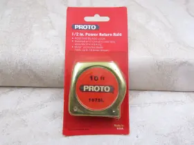 1575l Proto Vintage No. Tape Measure 10 Foot Pkg Date 1985 Usa Made Nos