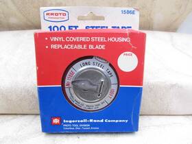 Proto 1586e Vintage No. Tape Measure 100 Foot Usa Made Nos