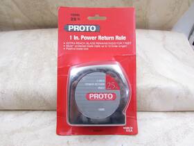 Proto 1588l Vintage No. Tape Measure 25 Foot Pkg Date 1985 Usa Made Nos