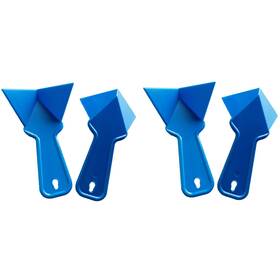 Qidaialuck H006 4 Pcs Drywall Trowel Plastic Inside Corner Tool 6.77 X 4.2 Inch Extern