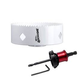 Quickcore E0100241 Disston Recessed Light Bi-metal Hole Saw Kit With 5-3/4 Inch And 3/8 Arb
