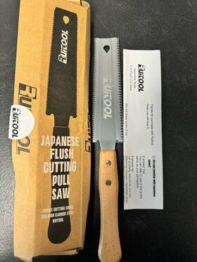 Ruitool 786833231445 Japanese Hand Saw Woodworking Tool Double Edge Flush Smooth Fine Cut A3