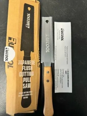 Ruitool 786833231445 Japanese Hand Saw Woodworking Tool Double Edge Flush Smooth Fine Cut A3