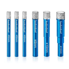 Gmd0527-us-lhm Saipe 6pcs Dry Diamond Drill Bit Set Round Shank Core Hole Saw Ki