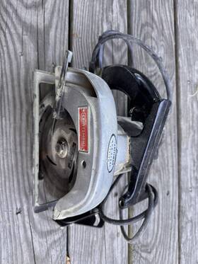 Sears Craftsman 315.10860 Vintage 7-1/4 Inch Circular Saw Fence 11.0 Amp Works Usa