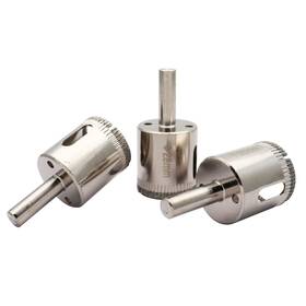 Sipery 610895309296 3pcs Diamond Drill Bits 28mm/1.1inch Glass Hole Saw Bit S