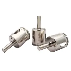 Sipery 610895309296 3pcs Diamond Drill Bits 28mm/1.1inch Glass Hole Saw Bit S