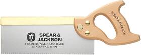 Spear & Jackson 9540b-91 And Traditional Brass Back Tenon Saw 10 Inch X 15 Brown